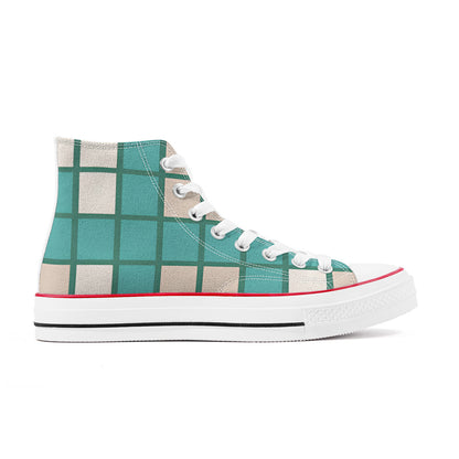 Women’s Checkered High-Top #19