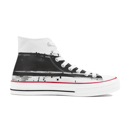 Men’s Black Brush High-Top #24