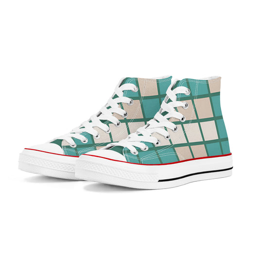 Men’s Checkered High-Top #19