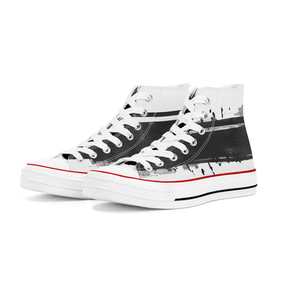 Men’s Black Brush High-Top #24