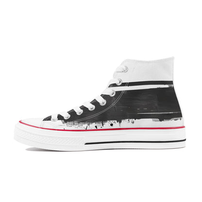 Men’s Black Brush High-Top #24