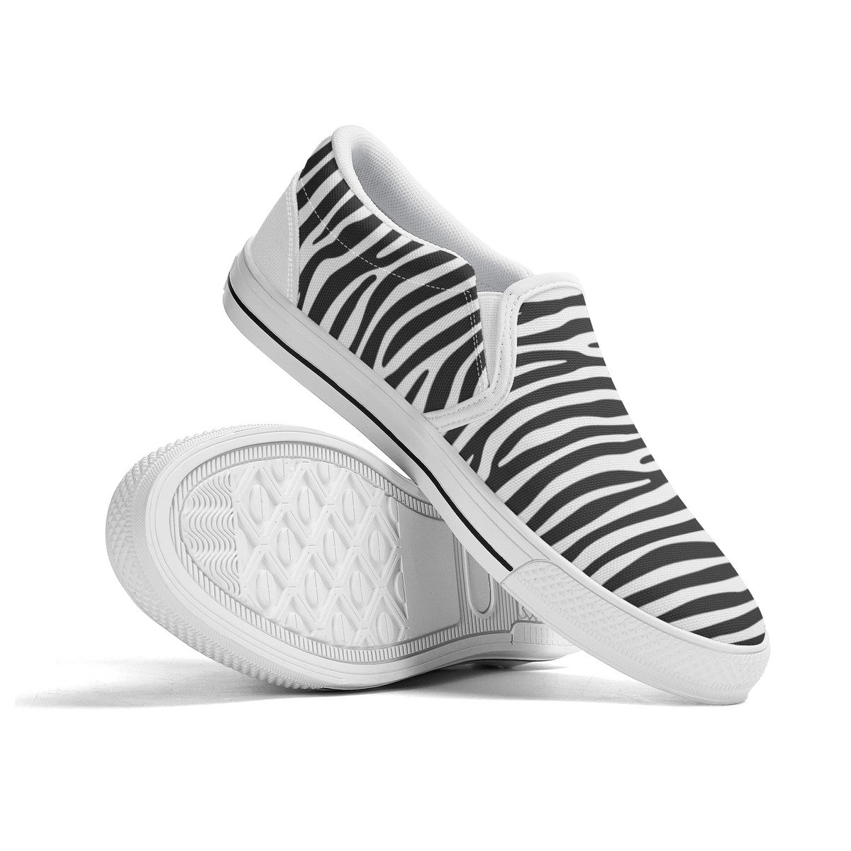 Men's Zebra Slip-On #22