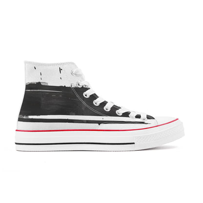 Men’s Black Brush High-Top #24