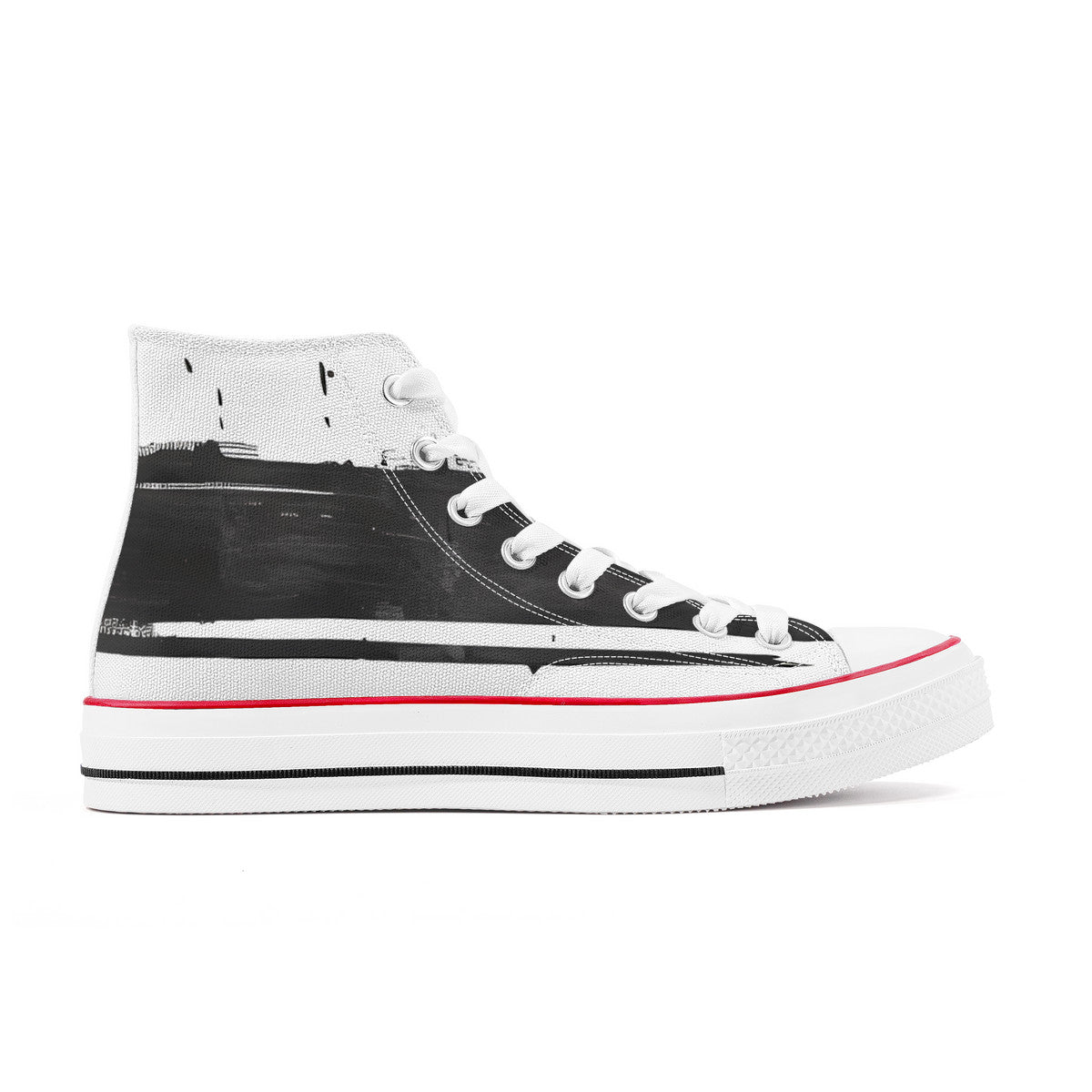 Women’s Black Brush High-Top #24