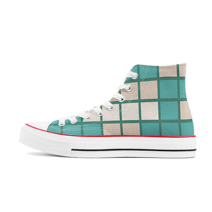 Women’s Checkered High-Top #19