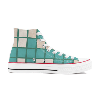 Men’s Checkered High-Top #19